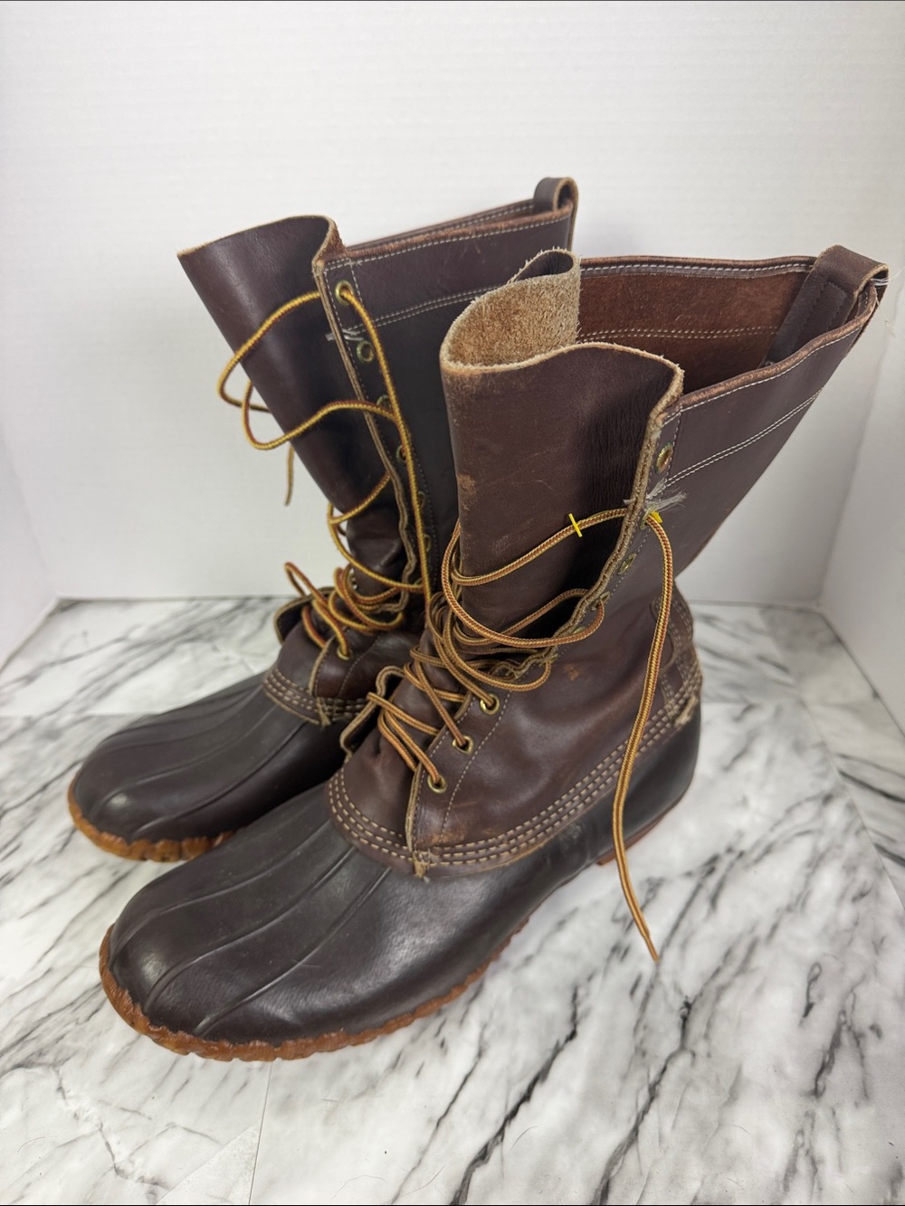 LLBean men’s Maine hunting shoes boots size 12.